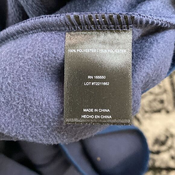 NWOT 32 Degrees Navy Blue Fleece Pullover Jacket Sweater - Picture 9 of 13